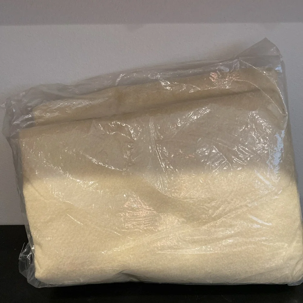 Vintage Beacon Blanket Windsor Polyester Bone 72 X 90 Fits Full‎ /Twin NOS